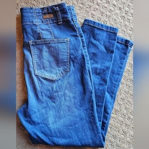 Almost Famous Super High Rise Crop Jeans